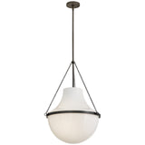 Collins Pendant Large Black Oxide By Hinkley - Side View2