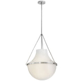 Collins Pendant Large Polished Nickel By Hinkley - Side View2