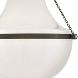 Collins Semi Flush Mount Medium Black By Hinkley - Detailed View1