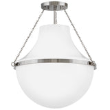 Collins Semi Flush Mount Medium Polished Nickel By Hinkley - Side View1