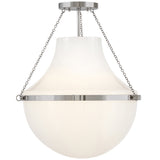 Collins Semi Flush Mount Medium Polished Nickel By Hinkley - Side View2