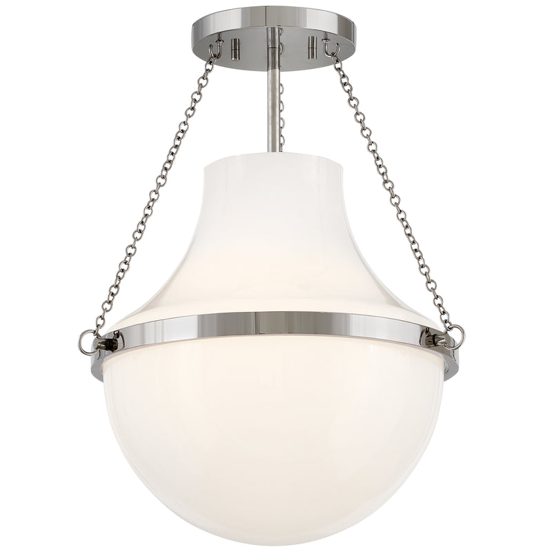 Collins Semi Flush Mount Polished Nickel By Hinkley