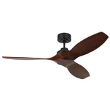 Collins Smart Ceiling Fan Medium Midnight Black Housing Dark Walnut Blades By Visual Comfor Fan Collection