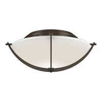 Compass Flush Mount in Bronze by Hubbardton Forge