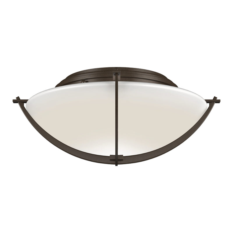 Compass Flush Mount in Bronze by Hubbardton Forge
