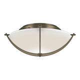Compass Flush Mount in Soft Gold by Hubbardton Forge