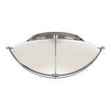 Compass Flush Mount in Sterling by Hubbardton Forge