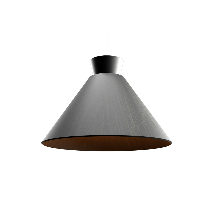 Conica Wide Pendant By Accord Lighting, Finish: Charcoal