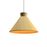 Conica Wide Pendant By Accord Lighting, Finish: Pale Gold