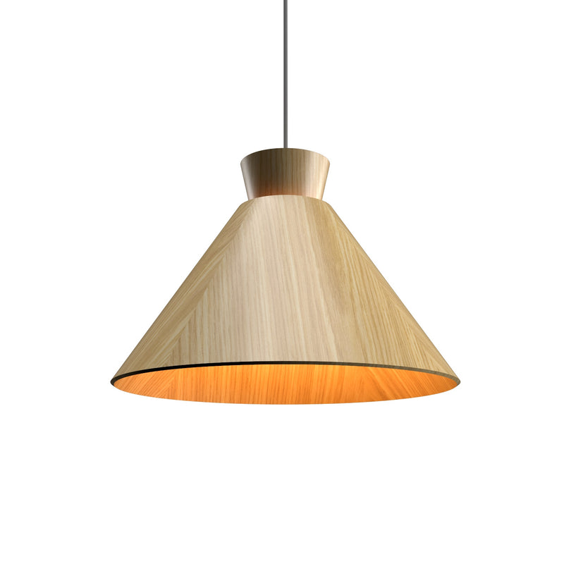 Conica Wide Pendant By Accord Lighting, Finish: Sand