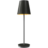 Conical Table Lamp Charcoal Small By Accord