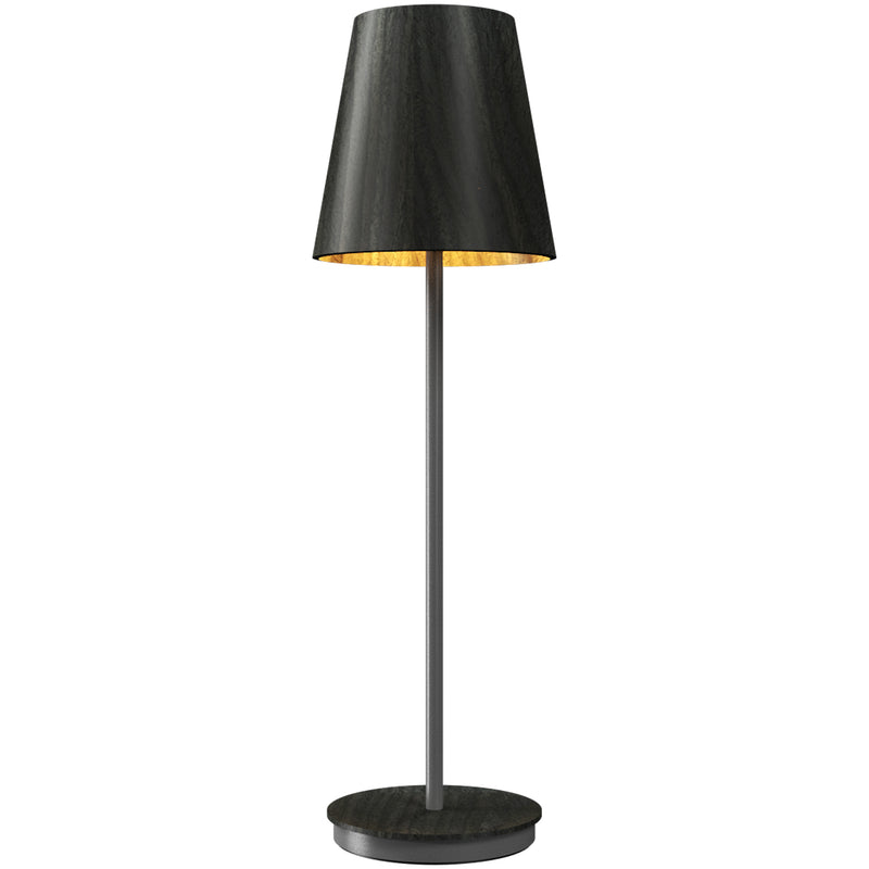 Conical Table Lamp Charcoal Small By Accord