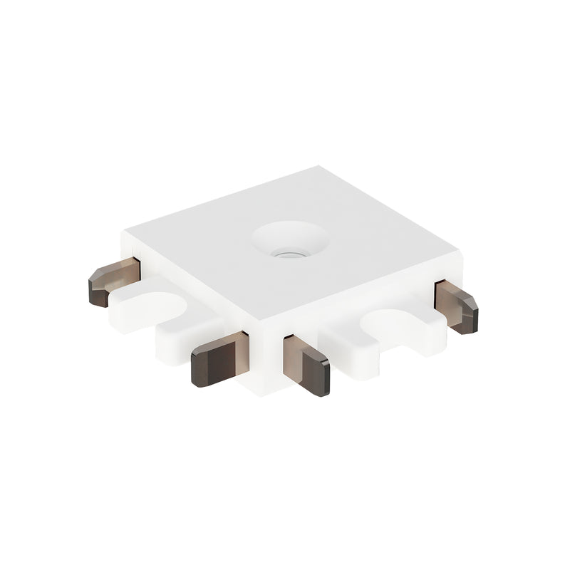 Continuum Track 90 Degree Corner Connector White By ET2