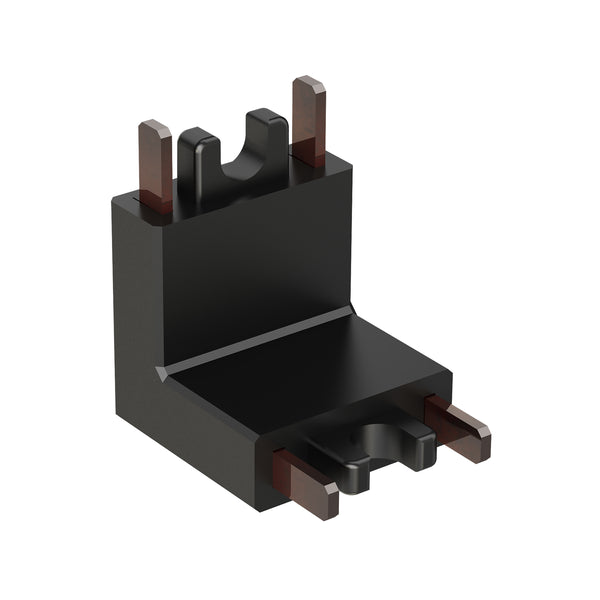 Continuum Track Wall to Ceiling Connector Black By ET2