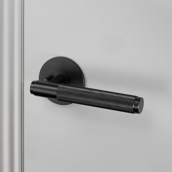 Conventional Door Handle Set 2 Black By Buster And Punch