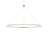 Converge Chandelier - Large - Modern Brass by Sonneman
