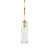 Copenhagen Pendant - Vintage Brass by Corbett