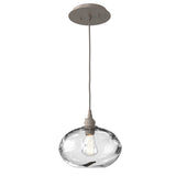Coppa Pendant Light By Hammerton, Color: Clear, Finish: Beige Silver
