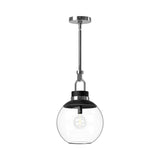 Copperfield Pendant — 12 Inch, Chrome, Clear