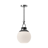 Copperfield Pendant — 12 Inch, Chrome, Opal Matte