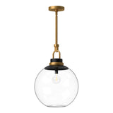 Copperfield Pendant — 16 Inch, Aged Gold, Clear