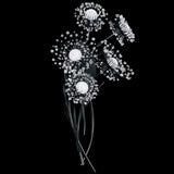 Coquette Wall Sconce Black By Schonbek Forever - Side View