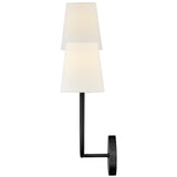 Cora Wall Sconce Black Left By Lark Living - Side View1