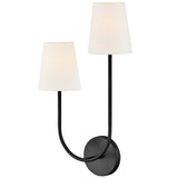 Cora Wall Sconce Black Right By Lark Living  - Side View1