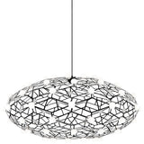 Coral Chandelier Medium Black By Matteo - Front View