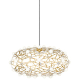 Coral Chandelier Small Gold By Matteo - Front View
