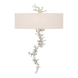 Coral Wall Sconce in Sterling by Hubbardton Forge
