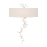 Coral Wall Sconce in White by Hubbardton Forge