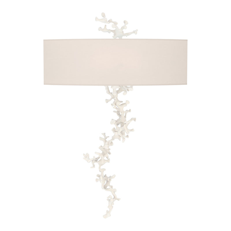 Coral Wall Sconce in White by Hubbardton Forge