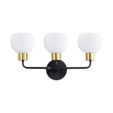 Coraline Bath Vanity Light Bronze / Satin Brass by Maxim Lighting
