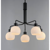 Coraline Chandelier Black by Maxim Lighting