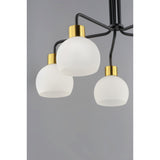 Coraline Chandelier Bronze / Satin Brass by Maxim Lighting