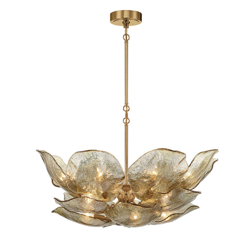 Corato Chandelier Brushed Brass Medium By Lib And Co