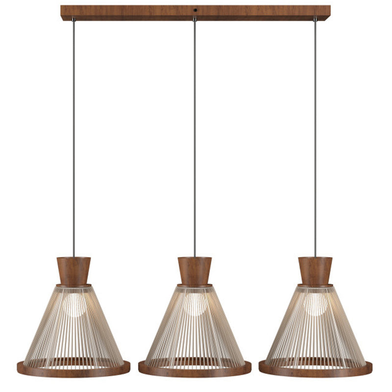Corda Multi Light Linear Suspension Imbuia By Accord