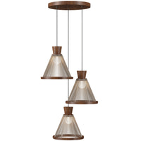 Corda Multi Light Suspension Imbuia By Accord