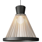Corda Narrow Pendant Charcoal By Accord
