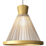 Corda Narrow Pendant Organic Gold By Accord