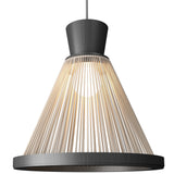 Corda Narrow Pendant Organic Lead Grey By Accord