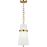 Cordtlandt Pendant — 8 1/8", Burnished Brass