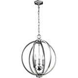 Corinne Pendant — 17", Polished Nickel