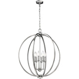Corinne Pendant — 24 1/2", Polished Nickel