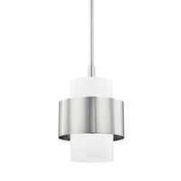 Corinth Pendant - 11 Inch - Polished Nickel by Hudson Valley