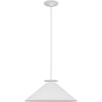 Cornet Pendant — 24", Cast Plaster, Cast Plaster