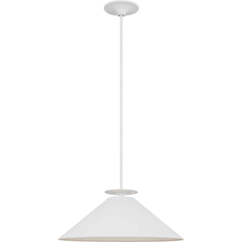 Cornet Pendant — 24", Cast Plaster, Cast Plaster