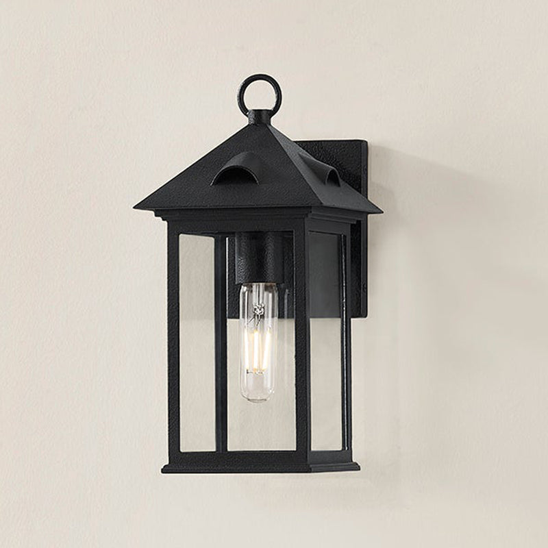 Corning Exterior Wall Sconce Small By Troy Lighting Side View
