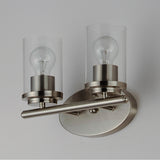 Corona Bath Vanity Light Satin Nickel by Maxim Lighting
